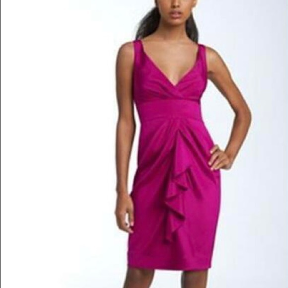 Diane Von Furstenberg Fuchsia Dress - Picture 1 of 4